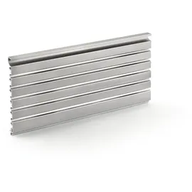 Naber Sockellüftungsgitter H 100 mm / Zubehör / edelstahlfarbig