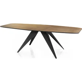 WFL GROUP Foster 180 x 76 x 90 cm ausziehbar braun