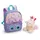 NICI Rucksack mit Plüschtier Einhorn 25 cm Lila
