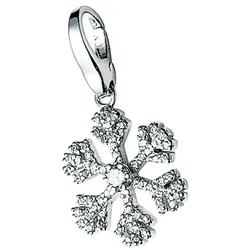 Giorgio Martello Milano Charm Eiskristall mit Zirkonia Onesize Silber Damen 