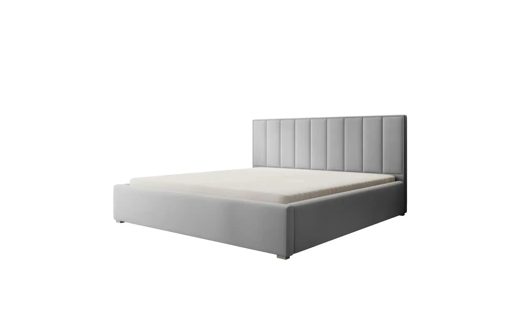 Selsey Polsterbett mit Lattenrost Rinus , grau , Maße (cm): B: 220 H: 93