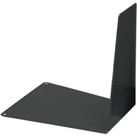 Alco Buchstütze Metall 125x140x145 mm Schwarz 2 St.