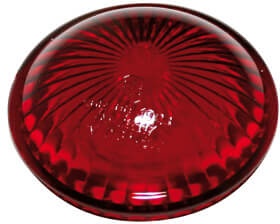 SHIN YO Glas für BATES STYLE Rücklicht, rot, rot