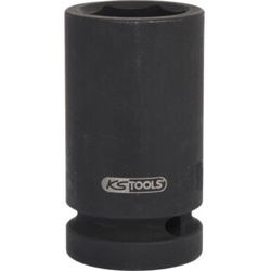 KS Tools 1" Sechskant-Kraft-Stecknuss, lang, 50mm