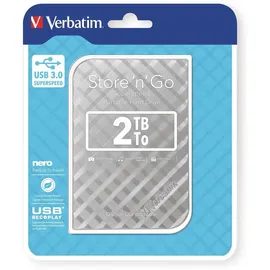 Verbatim Store 'n' Go 2 TB USB 3.0 silber 53198