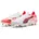 MxSG Stollen-Fußballschuhe 01 white/black/glowing red