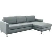 Die PlanBar Ecksofa »MP-IN19027 L-Form«, wahlweise mit Bettfunktion, frei im Raum stellbar blau