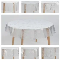 Laro Ø 140 cm Premium Line Transparente Tischdecke rund