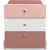 Demeyere GROUP Kombikommode »Jade« Schublade mit Rollenauszügen, Runde Knopfgriffe mit Roségold-Finish rosa