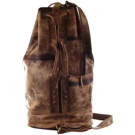 GREENLAND Nature Mascu & Line Reisetasche Leder 66 cm braun