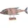 deluke Holzfisch GRETA Holz Natur 41x14x100cm Holzdekoration Fisch-Optik