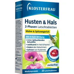 Klosterfrau Husten & Hals 2-Phasen Lutschtabletten