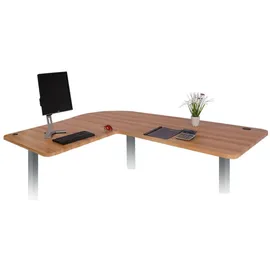 MCW Tischplatte MCW-D40 für Eck-Schreibtisch, Schreibtischplatte, 90° ~ eichefarben