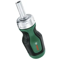 BOSCH Werkzeug Stubby Ratschenschraubendreher mit Bit Magazin | 6-teil