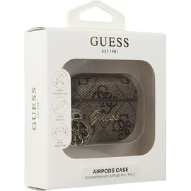 GUESS GUAP2G4GSMW AirPods Pro 2 Braun 4G Charm Collection