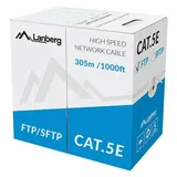 LANBERG LBG LCS5110305S - Cat.5e Verlegekabel FTP, grau, 305m