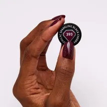 Semilac UV Nagellack Hybrid 393 Sparkling Black Cherry 7ml Kollektion Love is in the nails