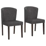 OTTO home Esszimmerstuhl Prato (Set, 2 St) braun