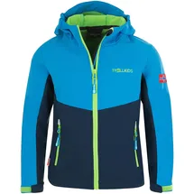 TROLLKIDS Softshell Jacke Kristiansand, Kiwigrün/Mystikblau, Größe 98 - 98