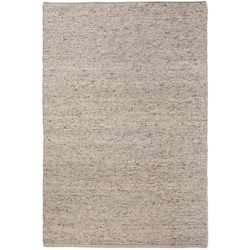 Allgäuer Teppichmanufaktur Webteppich Laax Uni 200 x 300 cm Mischgewebe Beige