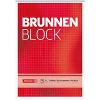 Brunnen Briefblock / Schreibblock / Der Brunnen Block (A5, kariert, 50 Blatt, 70 g/m2)