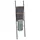 Relaxdays Handtuchleiter Holz & Metall Anthrazit/Hellbraun