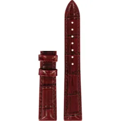 Certina - Leder Lederarmband ohne Schließe 16mm/14mm C610017858 - alligator-prägung,rind,rot