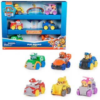 Spin Master PAW Patrol Pup Squad Racers – 6-teiliges Fahrzeug-Geschenkset, geeignet für Kinder ab 3 Jahren