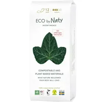Eco by Naty Inkontinenzeinlagen für Damen Normal – Binden für die empfindliche Blase, Saugfähige und diskrete umweltfreundliche Damenbinden (12 Stück)