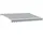 vidaXL Markise Manuell 350 x 250 cm anthrazit