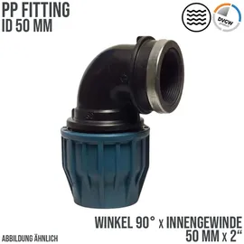 Jason PP 90° Winkel Fitting schwarz