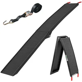 Trutzholm Auffahrrampe 205 cm 340 kg klappbar Aluminium geriffelt schwarz 1 St.