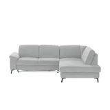 Sofa.de Eckcouch Mikrofaser 3-Sitzer Grau