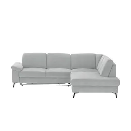Sofa.de Eckcouch Mikrofaser 3-Sitzer Grau