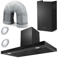 Berdsen Kaminhaube 90 cm Schwarz