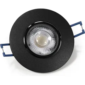 McShine Einbauleuchte 4,5W schwenkbar schwarz