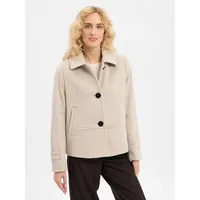 GIL BRET Wolljacke mit Kragen in Beige | Gr.: 38