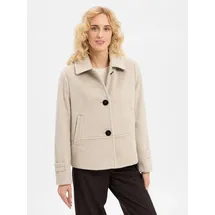 GIL BRET Wolljacke mit Kragen in Beige | Gr.: 38