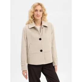 GIL BRET Wolljacke mit Kragen in Beige | Gr.: 38
