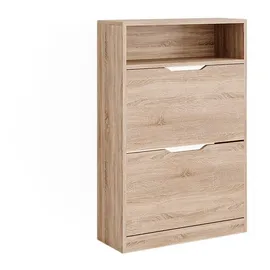 Vicco Luca 59 x 90 x 22 cm 2 Klappfächer braun