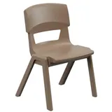 Postura+ Stuhl, Sitzhöhe: 35 cm - Mittelbraun