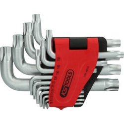 KS Tools Torx-Winkelstiftschlüssel-Satz, kurz, 14-tlg.