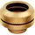 Corsair Hydro X Serie XF Hardline 14mm OD Fittings, Viererpack (G1/4 Zoll BSPP Anschlussgewinde, Solide Messing Beständigkeit, Doppel-O-Ring Design, Kompatibel Mit Zusätzlichen Hydro X Adaptern) Gold