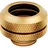 Corsair Hydro X Serie XF Hardline 14mm OD Fittings, Viererpack (G1/4 Zoll BSPP Anschlussgewinde, Solide Messing Beständigkeit, Doppel-O-Ring Design, Kompatibel Mit Zusätzlichen Hydro X Adaptern) Gold