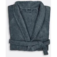 La Redoute Interieurs Bademantel Haxel Mit Schalkragen, Frottee 450 G/m2 Schieferblau