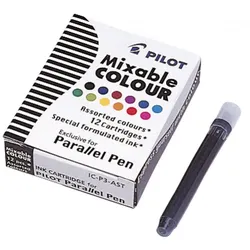 PILOT Tintenpatronen für Füllhalter Parallel Pen, rot