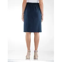 Sieh an! A-Linien-Rock Jeans blau 42