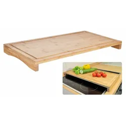 Haushalt International HI 28031 Schneidbrett Abdeckplatte Bambus 54x28cm