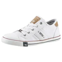 Mustang Damen Canvas Sneaker Weiß