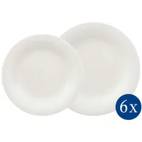 Villeroy & Boch Teller-Set Essential White 12 tlg. weiß
